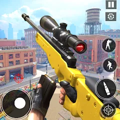 Взломанная Code of Sniper 3D Gun Shooting  [МОД Много денег] - стабильная версия apk на Андроид