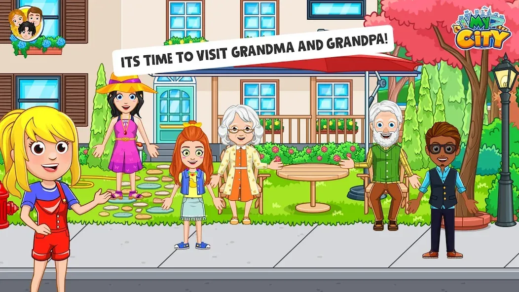 My City : Grandparents Home (Мой город)  [МОД Много монет] Screenshot 1