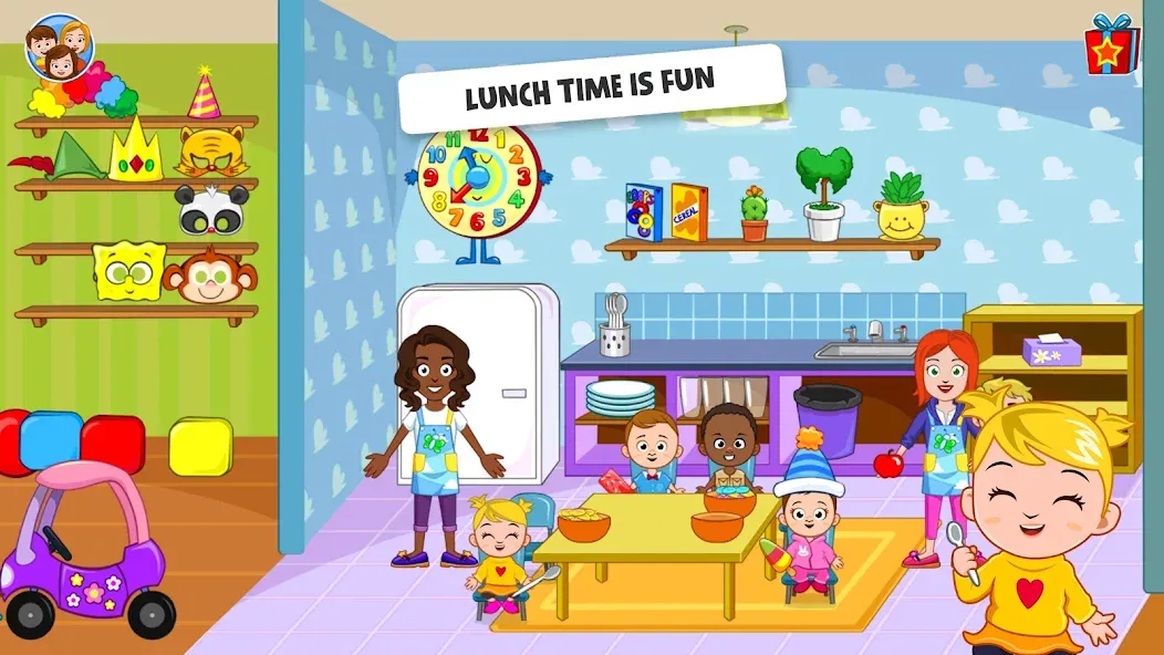 My Town : Daycare Game  [МОД Бесконечные монеты] Screenshot 4