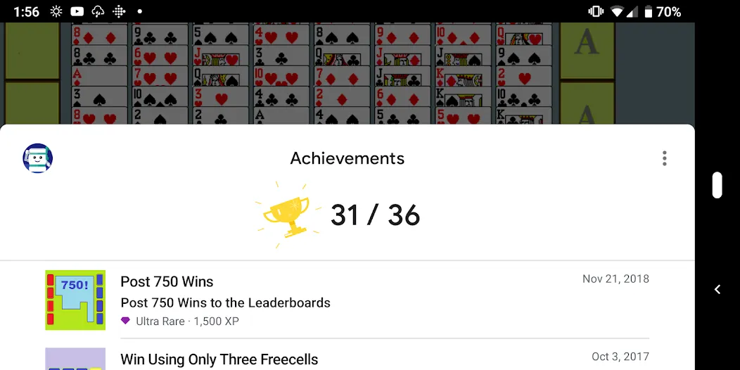 FreeCell with Leaderboards (Фрикел с таблицей лидеров)  [МОД Menu] Screenshot 4