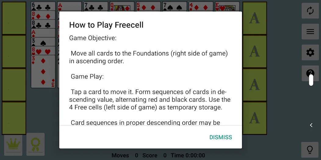 FreeCell with Leaderboards (Фрикел с таблицей лидеров)  [МОД Menu] Screenshot 5