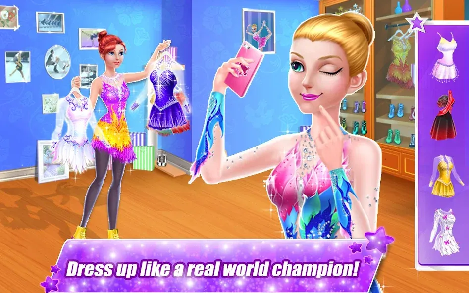 Ice Skating Superstar - Perfec  [МОД Все открыто] Screenshot 2