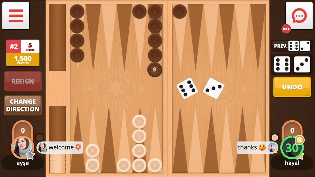 Backgammon Online (Тавла Онлайн)  [МОД Unlocked] Screenshot 2