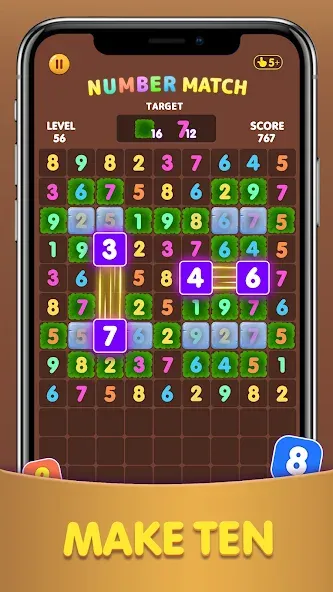 Number Match: Ten Crush Puzzle (Намбер Матч)  [МОД Unlimited Money] Screenshot 4