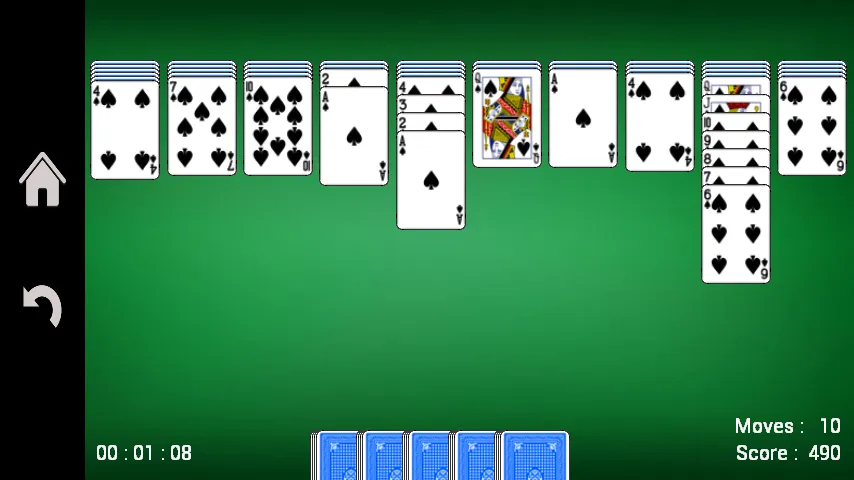 Spider Solitaire  [МОД Все открыто] Screenshot 1