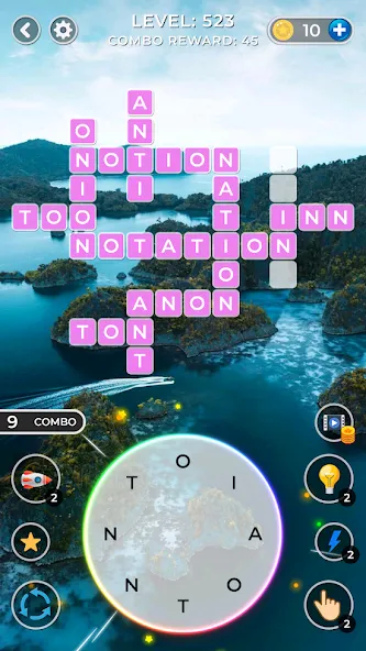 WOW4:Word Connect Offline Word (ВАУ 4)  [МОД Много денег] Screenshot 3