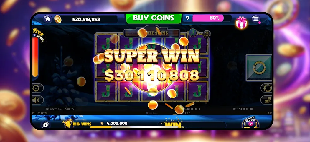 Majestic Slots: Slot Machine  [МОД Unlocked] Screenshot 1