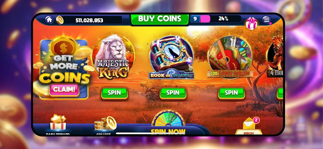 Majestic Slots: Slot Machine  [МОД Unlocked] Screenshot 5