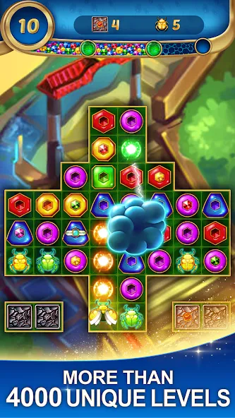 Lost Jewels - Match 3 Puzzle (Лост Джуэлс)  [МОД Все открыто] Screenshot 4