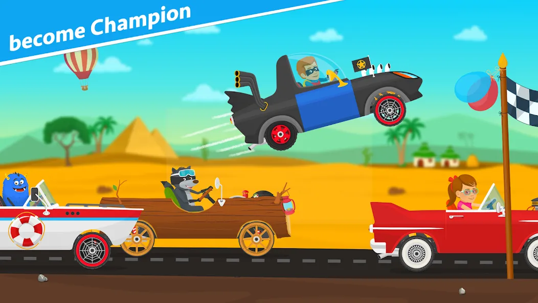 Racing car games for kids 2-5  [МОД Menu] Screenshot 3