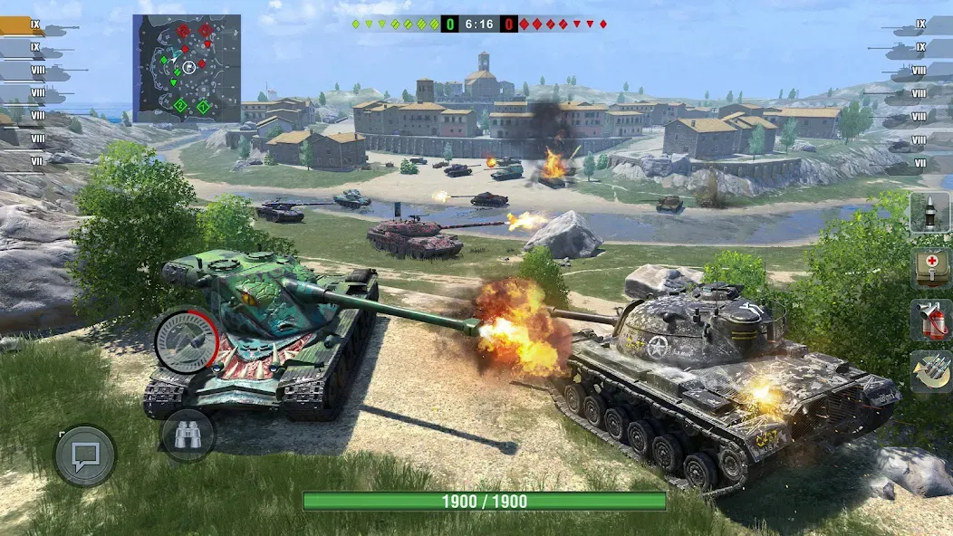 World of Tanks Blitz (Ворлд оф Танкс Блиц ПВП)  [МОД Mega Pack] Screenshot 2