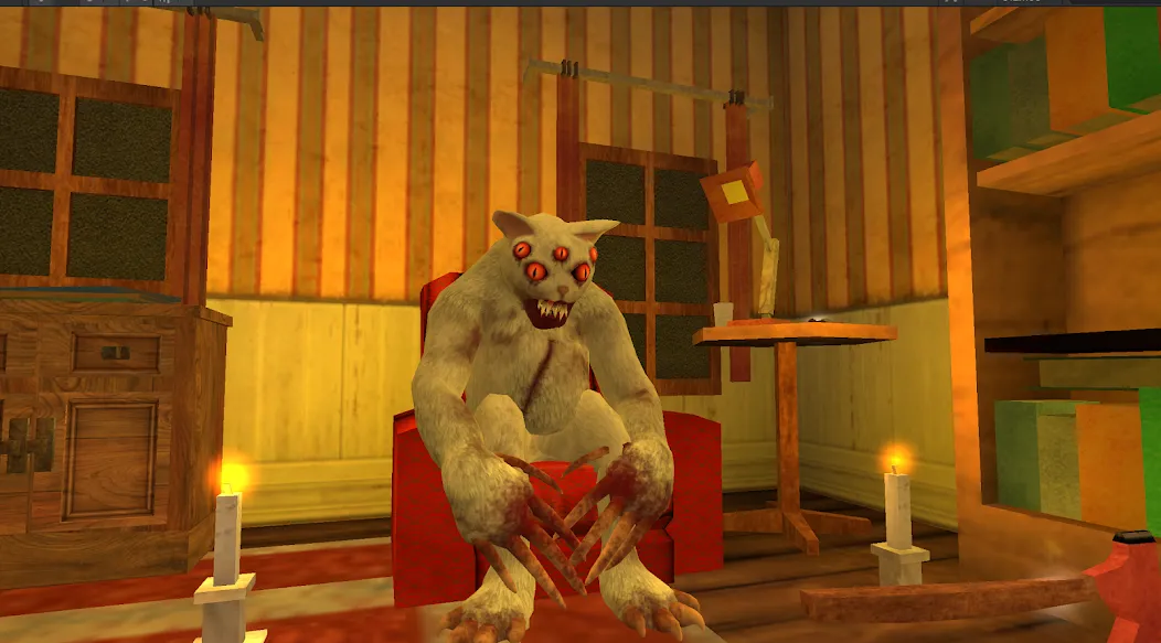 Cat Fred Evil Pet. Horror game  [МОД Много монет] Screenshot 4