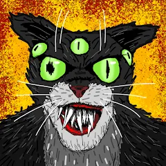 Взлом Cat Fred Evil Pet. Horror game  [МОД Много монет] - полная версия apk на Андроид