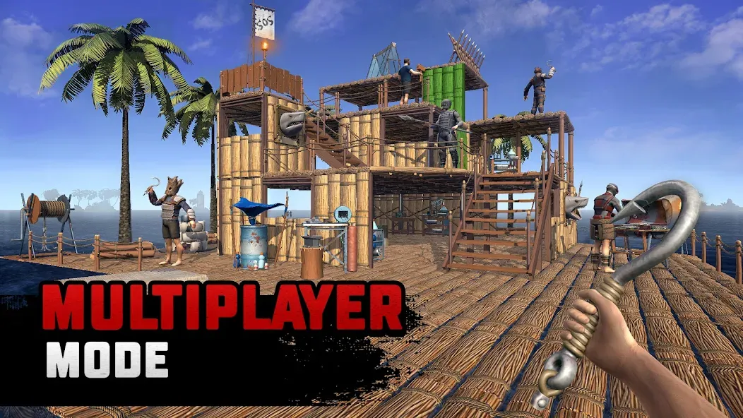 Raft® Survival: Multiplayer (Рафт Сурвивал)  [МОД Menu] Screenshot 2