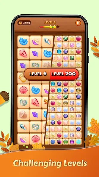 Onet Puzzle - Tile Match Game (Онет Пазл)  [МОД Бесконечные монеты] Screenshot 5