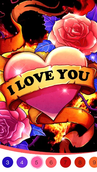 Coloring Book -Paint by Number (Малер Плюс)  [МОД Все открыто] Screenshot 2