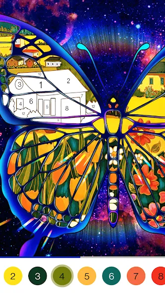 Coloring Book -Paint by Number (Малер Плюс)  [МОД Все открыто] Screenshot 4
