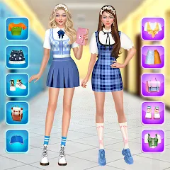 Скачать взломанную College Dress Up for Girls (Капель Макеовер)  [МОД Меню] - стабильная версия apk на Андроид