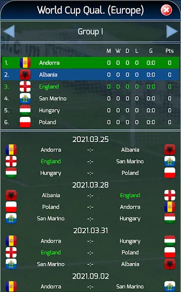 True Football National Manager (Тру Футбол Национальный Менеджер)  [МОД Все открыто] Screenshot 3