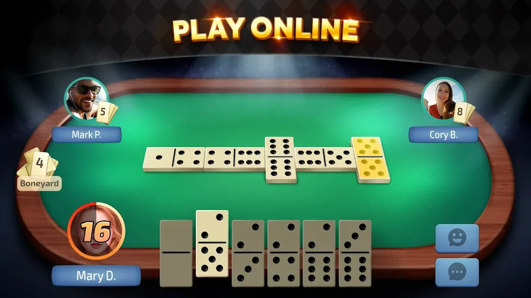 Domino - Dominos online game  [МОД Mega Pack] Screenshot 2