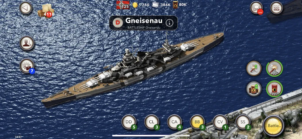 Navy Field: Online Sea Battles (НеиФилд)  [МОД Бесконечные монеты] Screenshot 2