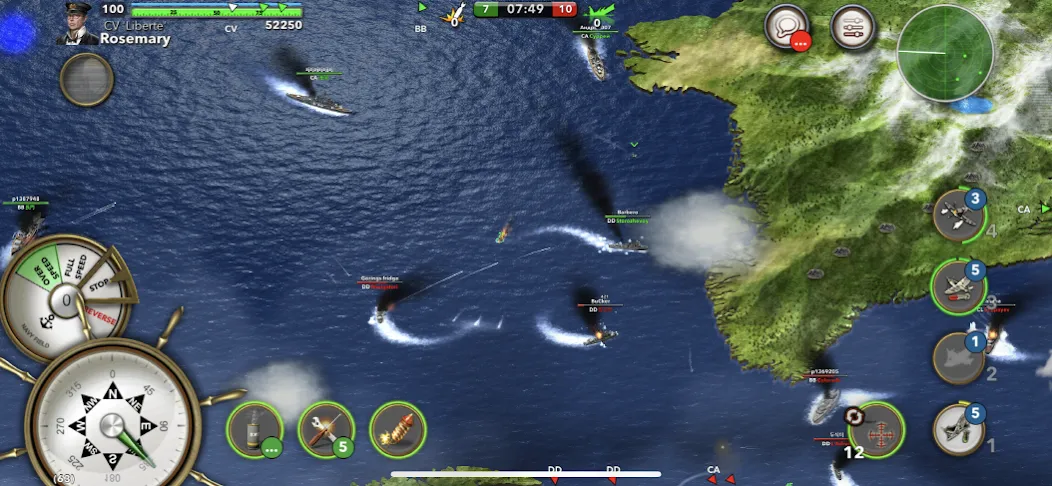 Navy Field: Online Sea Battles (НеиФилд)  [МОД Бесконечные монеты] Screenshot 4