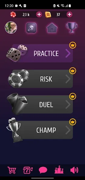 Farkle Pro - 10000 dice game  [МОД Unlocked] Screenshot 1