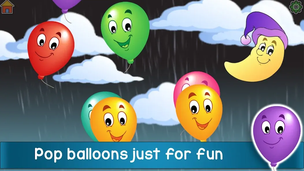 Kids Balloon Pop Game  [МОД Много монет] Screenshot 2