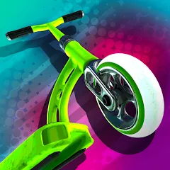 Взломанная Touchgrind Scooter (Тачгринд Скутер)  [МОД Много монет] - стабильная версия apk на Андроид