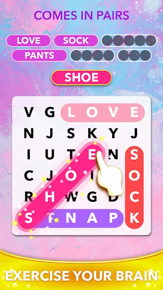 Word Heaps Search - Word Games (Ворд Хипс Срч)  [МОД Все открыто] Screenshot 4