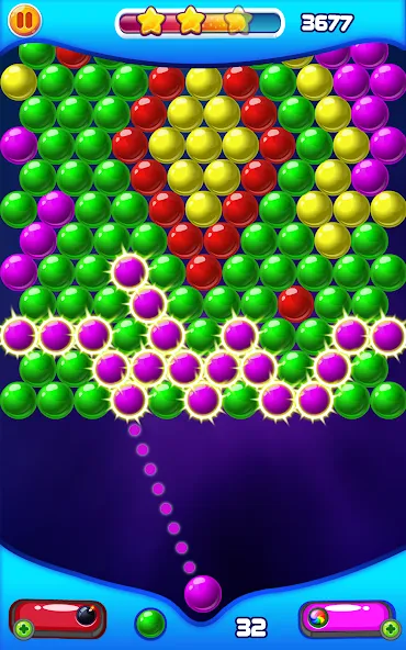 Bubble Shooter 2 (Бабл Шутер 2)  [МОД Много монет] Screenshot 4