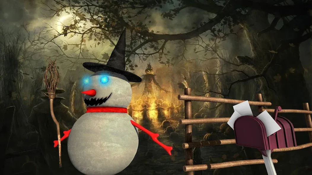 Evil Scary Snowman  Games 3d (Ивил Скари Сноумэн Геймс 3д)  [МОД Unlimited Money] Screenshot 2