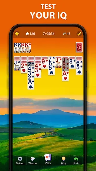 Spider Solitaire Classic  [МОД Unlimited Money] Screenshot 4