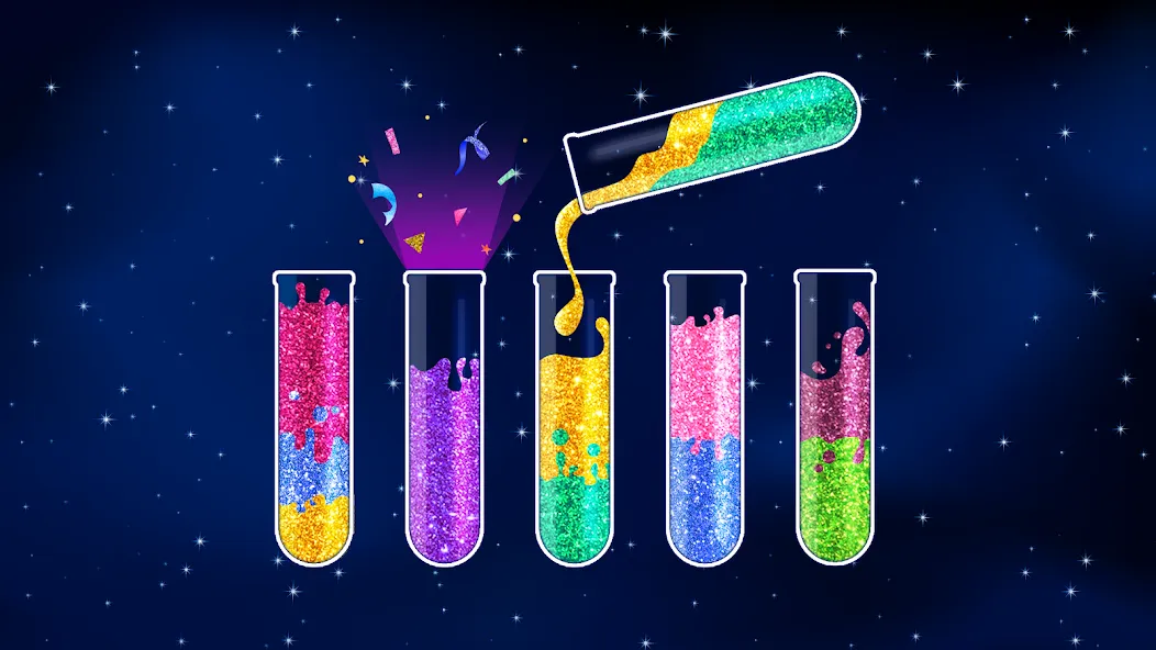Water Sort Puzzle - Color Game (Уотер Сорт Пазл)  [МОД Unlocked] Screenshot 1