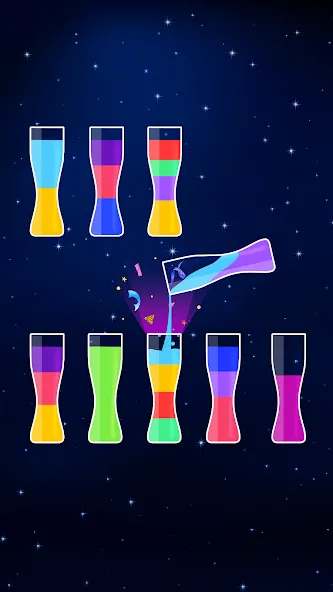 Water Sort Puzzle - Color Game (Уотер Сорт Пазл)  [МОД Unlocked] Screenshot 4