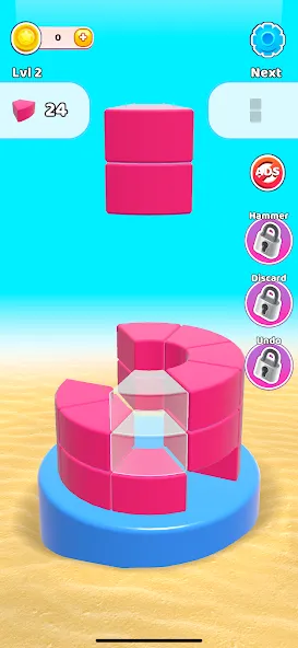 Color Wall 3D: Brain Puzzle (Цветная стена 3D)  [МОД Бесконечные монеты] Screenshot 1