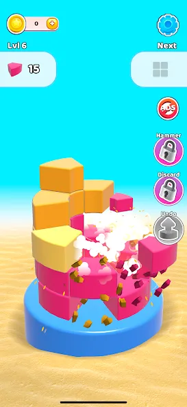 Color Wall 3D: Brain Puzzle (Цветная стена 3D)  [МОД Бесконечные монеты] Screenshot 2