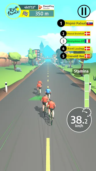 Tour de France Cycling Legends (Циклинг Легенды)  [МОД Бесконечные деньги] Screenshot 1