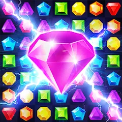 Скачать взлом Jewels Planet - Match 3 Puzzle  [МОД Бесконечные монеты] - стабильная версия apk на Андроид