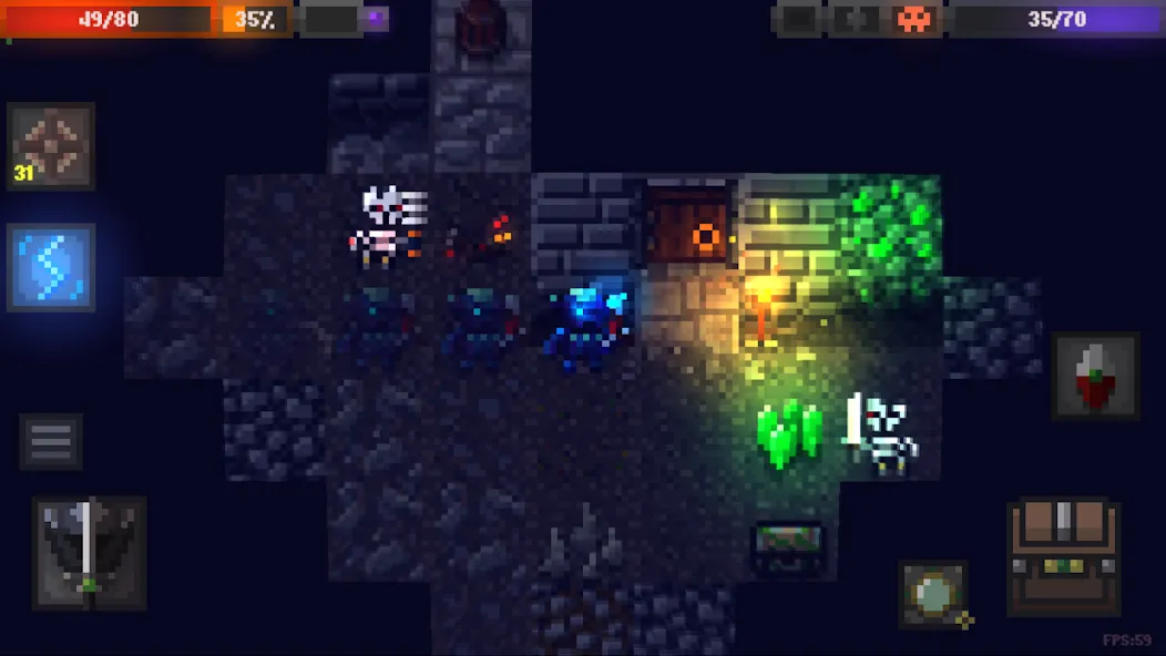 Caves (Roguelike) (Кэйвс)  [МОД Unlocked] Screenshot 1