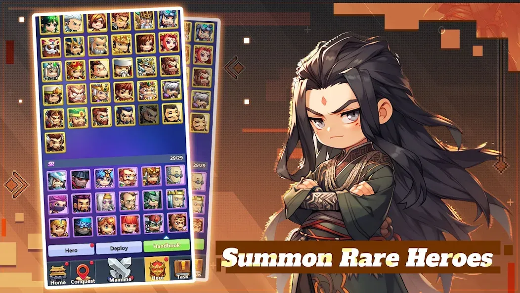 Mini Heroes: Summoners War (Мини Герои)  [МОД Бесконечные деньги] Screenshot 2