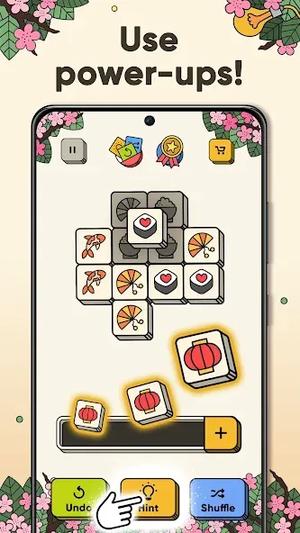 3 Tiles - Tile Matching Games (Тайлс)  [МОД Много монет] Screenshot 4