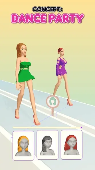 Fashion Battle - Dress up game (Фэшнбатл)  [МОД Бесконечные деньги] Screenshot 2