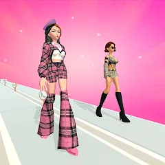 Скачать взломанную Fashion Battle - Dress up game (Фэшнбатл)  [МОД Бесконечные деньги] - полная версия apk на Андроид