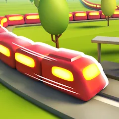 Скачать взломанную Train Adventure - Line Game (Трейн Эдвенчер)  [МОД Меню] - полная версия apk на Андроид