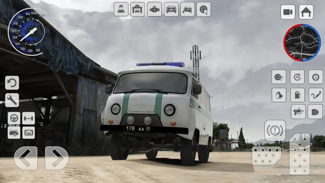 UAZ Loaf: Special vehicle 4x4  [МОД Меню] Screenshot 1