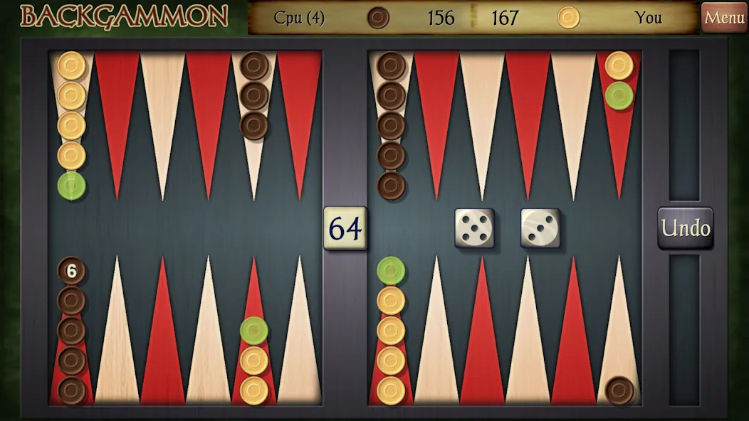 Backgammon (Бэкгаммон)  [МОД Меню] Screenshot 2