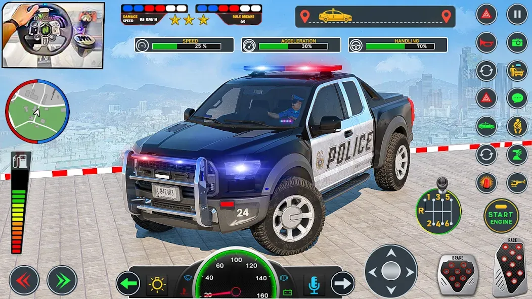 Police Car Driving: Car Games (ЮС Полис Кар Транспорт Трак)  [МОД Unlocked] Screenshot 3