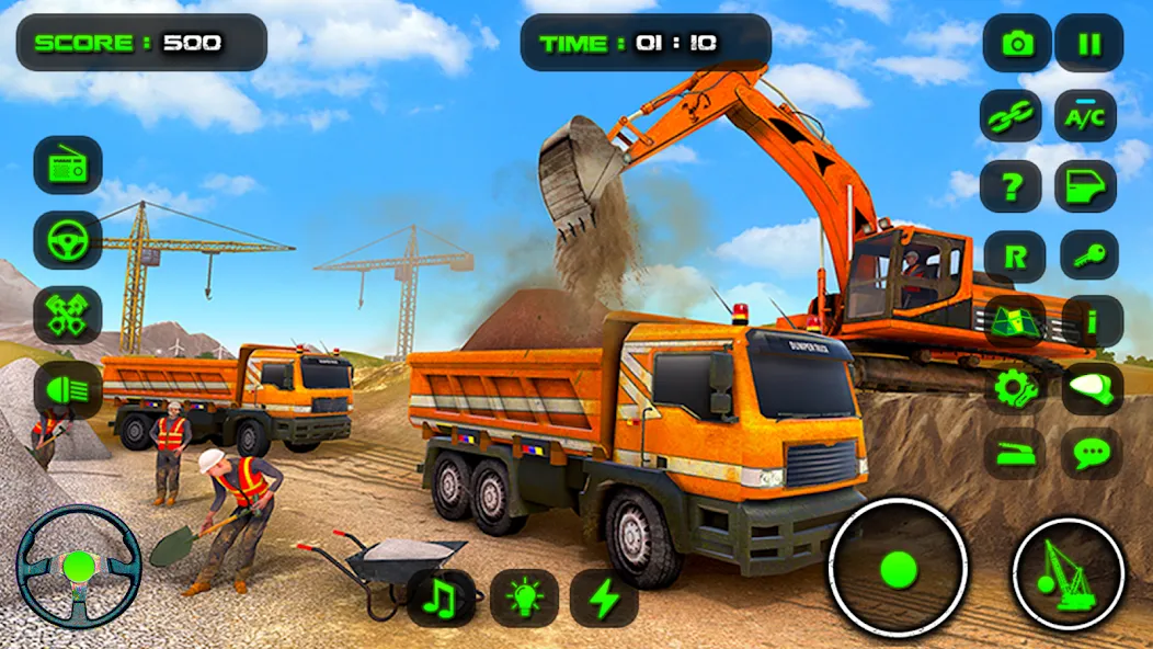 City Construction: Sand Games  [МОД Бесконечные деньги] Screenshot 1