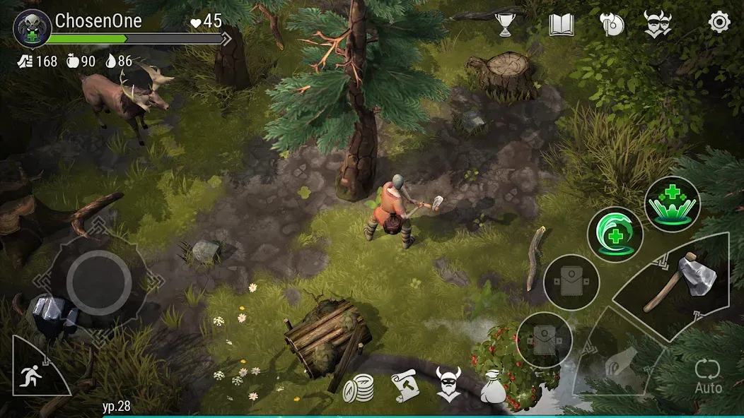 Frostborn: Action RPG (Фростборн)  [МОД Бесконечные деньги] Screenshot 1